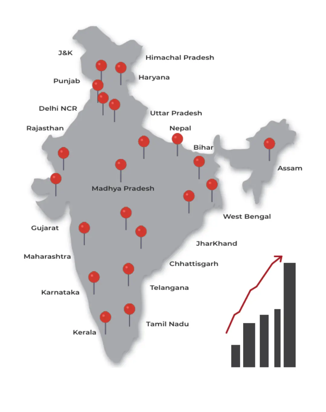 NYRA Germany partner network across India